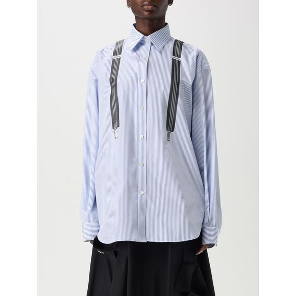 Moschino Couture Shirt Woman Gnawed Blue